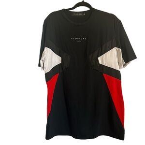Men's Black and Red Shirt